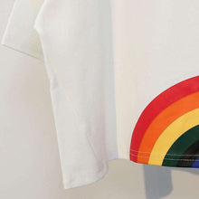 Rainbow Hippie Crop Toptop