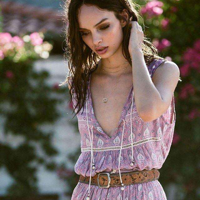 Lavender Hippie Dress,dresses,Mindful Bohemian,Mindful Bohemian