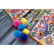 Pom Embroidered Boho Top - Mindful Bohemian