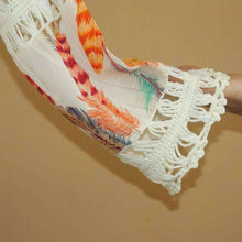 Crochet Feather Poncho -  Free People - Bohochic - Music Festival