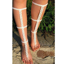 Crochet Gladiator Sandals -  Free People - Bohochic - Music Festival