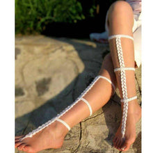 Crochet Gladiator Sandals -  Free People - Bohochic - Music Festival