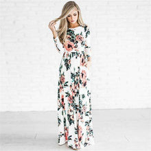 Long Sleeves Floral Pocket Dress,dress,Mindful Bohemian,Mindful Bohemian