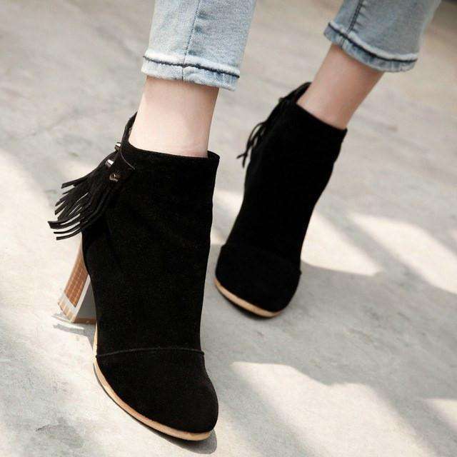 Fringe Ankle Boots -  Free People - Bohochic - Music Festival