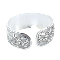 Tibet Silver Lotus Cuff,jewels,[product_vender],Mindful Bohemian