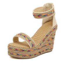 Rainbow Wedges,shoes,Mindful Bohemian,Mindful Bohemian