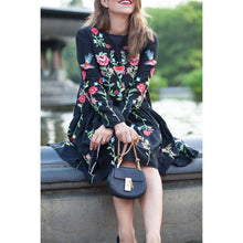 Floral Embroidered Straight Dressdress