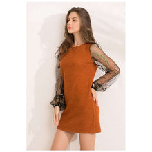 Mesh Knitted Autumn Mini