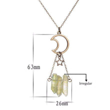 Moon & Stars Aura Quartz Necklace -  Free People - Bohochic - Music Festival