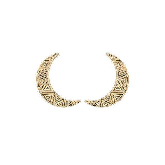 Crescent Moon Earrings -  Free People - Bohochic - Music Festival
