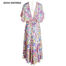 Retro Floral Maxi Dressdress