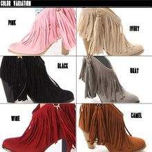 Tassel 'n Fringe Ankle Boots