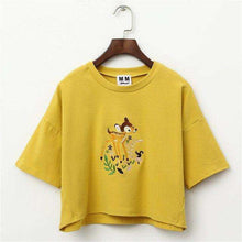 Merry Deer Crop Toptop
