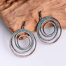 Vintage Gold Charm Dangle Earringsearrings