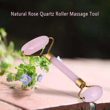 Natural Rose Quartz Roller Massage Toolbeauty tool
