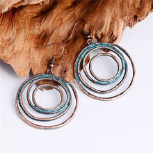 Vintage Gold Charm Dangle Earringsearrings