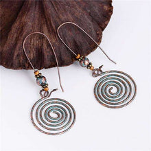 Vintage Gold Charm Dangle Earringsearrings