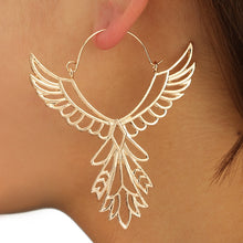 Hollow Thunderbird Drop Earrings