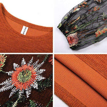 Mesh Knitted Autumn Mini