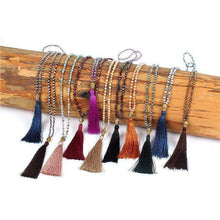 Handmade Tassle Necklace -  Free People - Bohochic - Music Festival