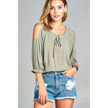 Serene Cold Shoulder Toptop
