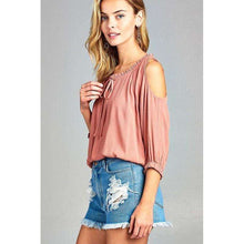 Serene Cold Shoulder Toptop