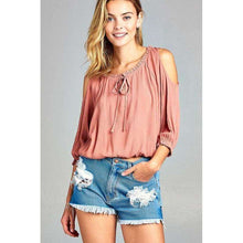 Serene Cold Shoulder Toptop