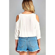 Serene Cold Shoulder Toptop