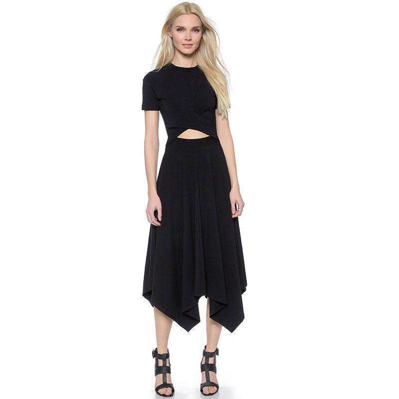 Wrap Peekaboo Casual Midi Dress,Dress,Mindful Bohemian,Mindful Bohemian