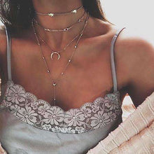 Multi-layer Choker Chain Necklaces,accessories,Mindful Bohemian,Mindful Bohemian
