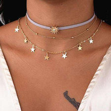 Multi-layer Choker Chain Necklaces,accessories,Mindful Bohemian,Mindful Bohemian