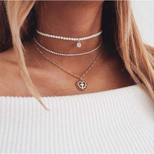 Multi-layer Choker Chain Necklaces,accessories,Mindful Bohemian,Mindful Bohemian