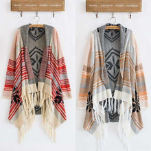 Knit Vintage Poncho - Mindful Bohemian