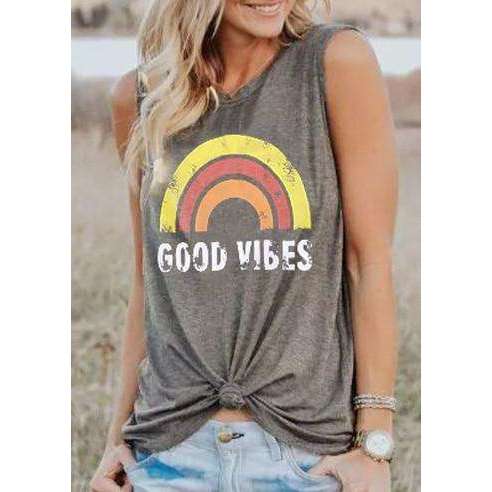 Good Vibes Tank Top -  Free People - Bohochic - Music Festival