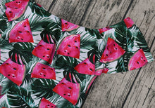 Off Shoulder Printed One Piece Swimsuit
