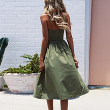 Casual Buttoned Sundress