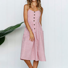 Casual Buttoned Sundress