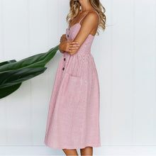 Casual Buttoned Sundress