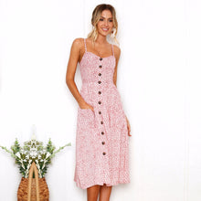 Casual Buttoned Sundress