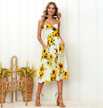 Casual Buttoned Sundress
