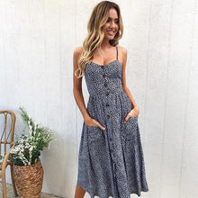 Casual Buttoned Sundress