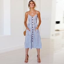 Casual Buttoned Sundress