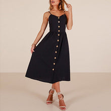 Casual Buttoned Sundress