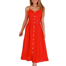 Casual Buttoned Sundress