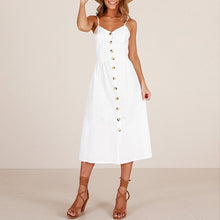 Casual Buttoned Sundress