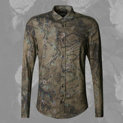 Men's Floral Long Sleeves
