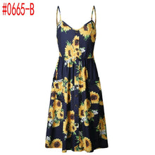 Buttoned Pocket Sundress
