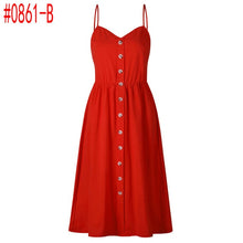 Buttoned Pocket Sundress