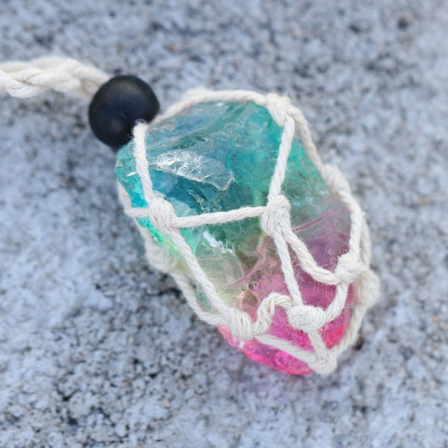 Hippie Wrap Stone Necklace