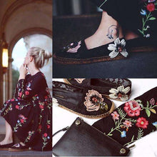 Floral Embroidered Straight Dressdress